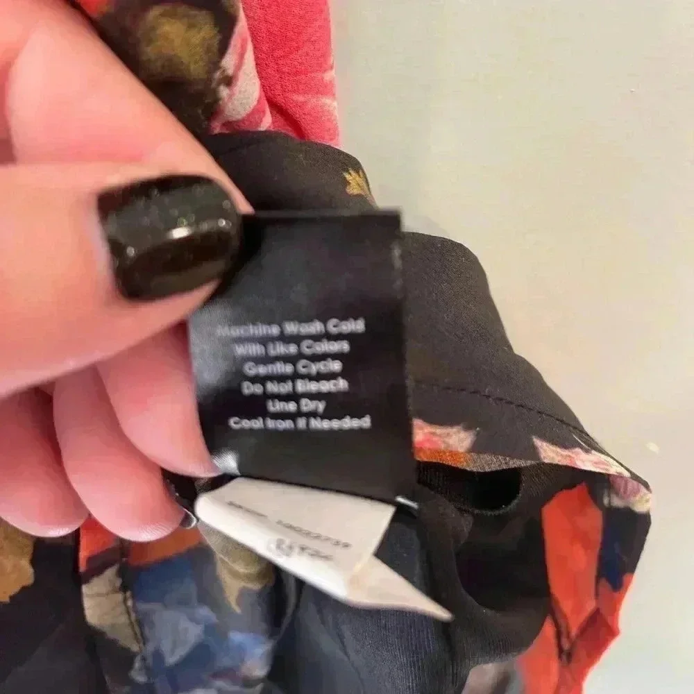 NWT torrid black Floral dress size 1 - Picture 6 of 7